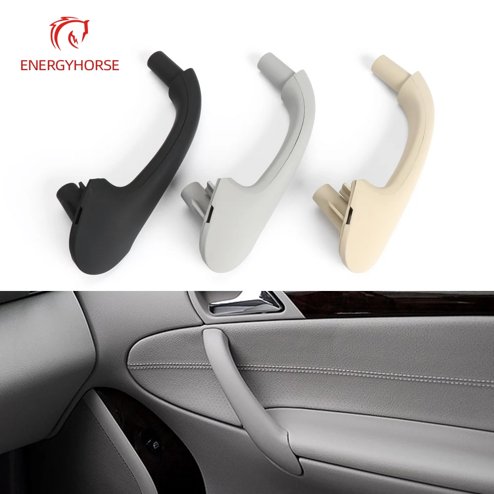 Left Right Car Interior Door Handle with Pull Handle Carrier Cover For Mercedes Benz C Class W203 C200 C220 C250 C300