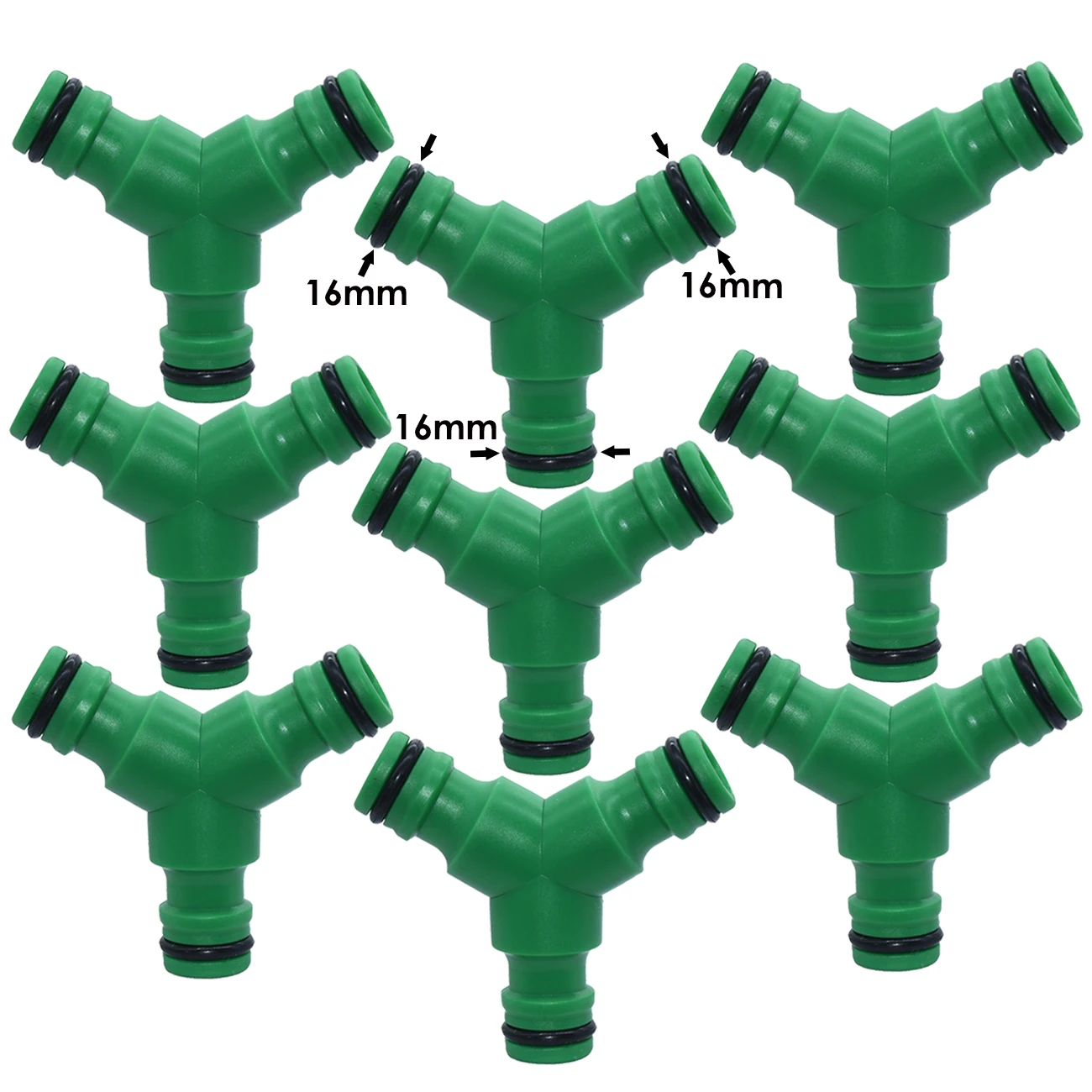 KESLA 5 sztuk 16mm 1/2 \'\'rura węża ogrodowego naprawy Tee złącza wodne szybka naprawa potrójne drzewo Port wspólne pistolet wody montaż szklarni