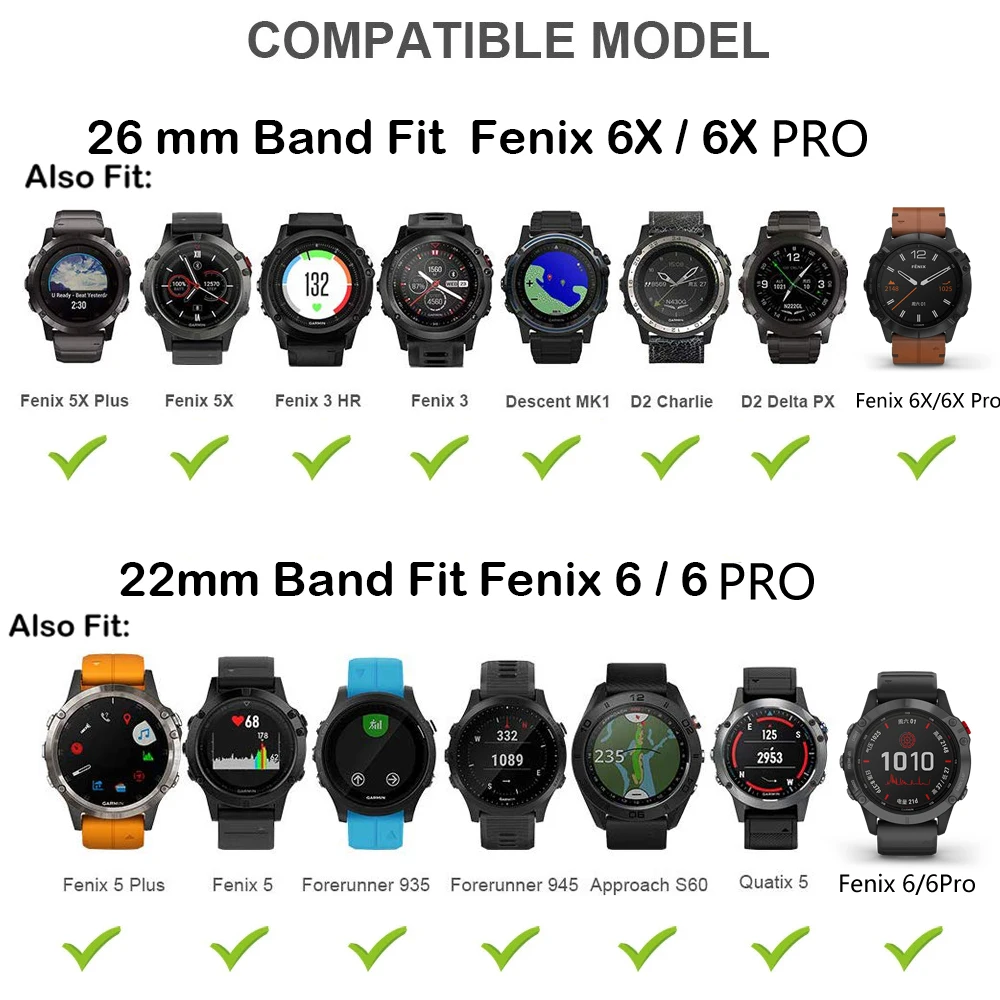 22 26Mm Dây Đeo Tay Dây Đeo Dành Cho Garmin Fenix 7 7X Epix/Coros VERTIX VERTIX2 Đồng Hồ Thông Minh In Hình Thể Thao Nhanh phát Hành Dây Silicone