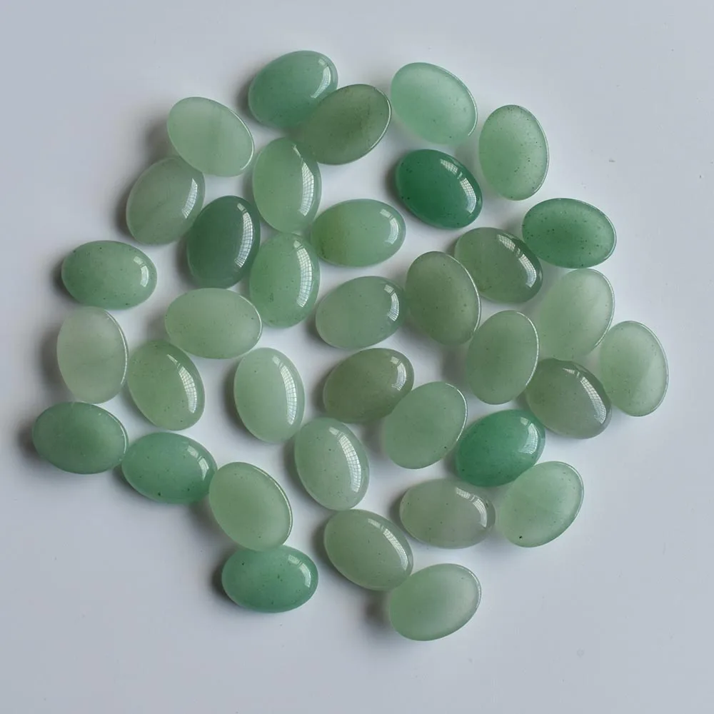 Mode Großhandel 50 Stück/Lot Ovaler Naturstein Gemischter Cabochon 13x18mm Schmuck- & Kleidungszubehör Kostenloser Versand – Detail 12