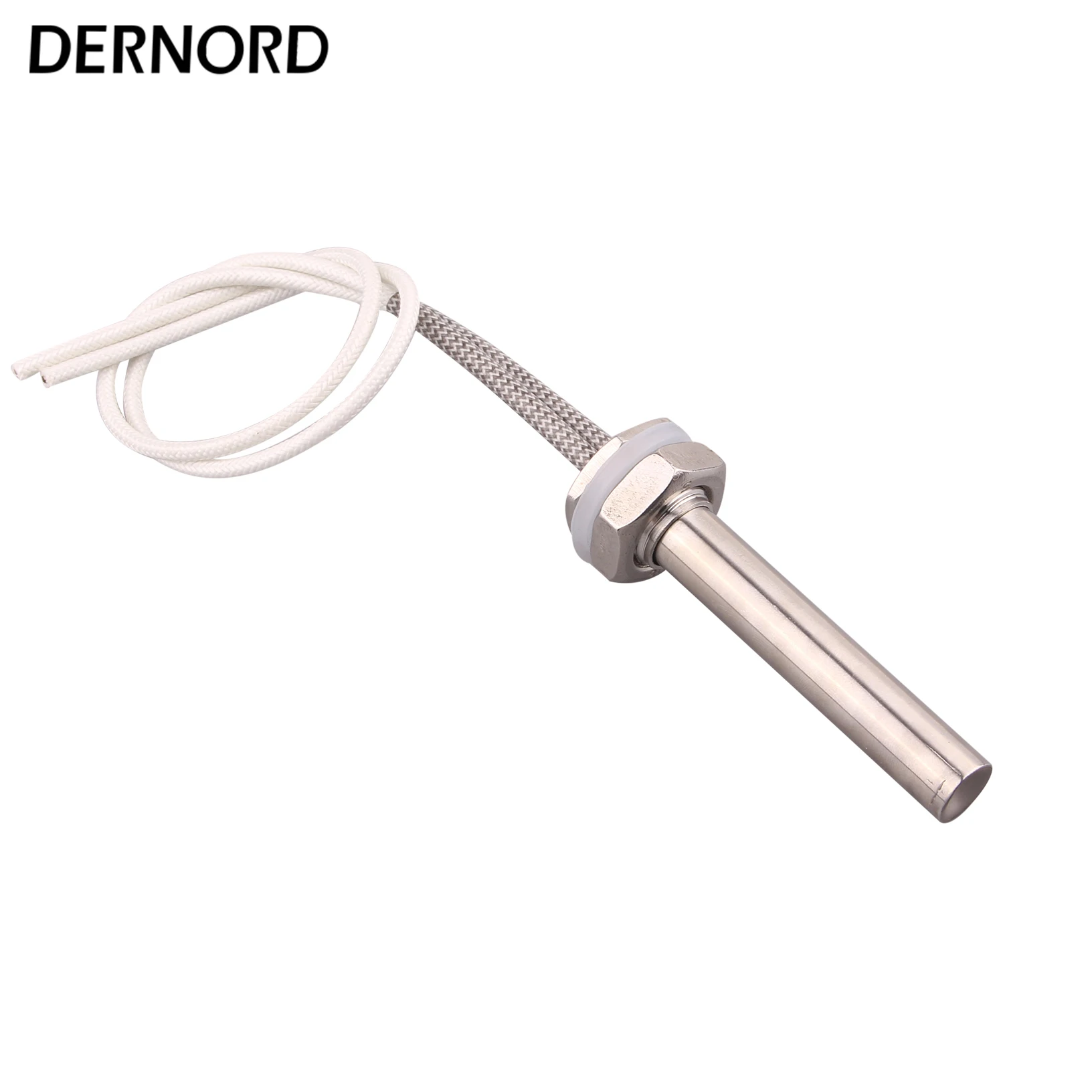 DERNORD Heating Element 12v 24v Immersion Cartridge Heater M16 Thread Stainless Steel 304 Tubular 50w/100w/150w/200w/300w