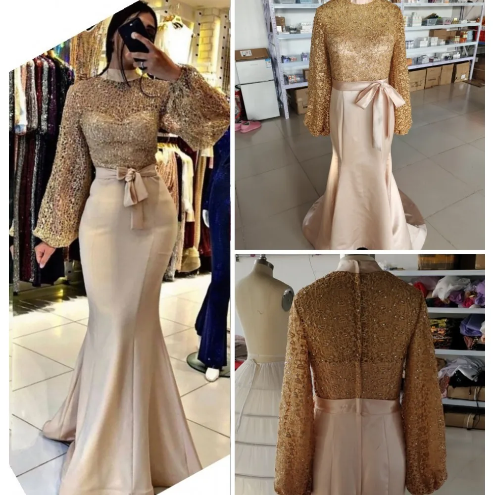 Sexy Elegante Vrouwen Formele Gala Party Dress Plus Size Arabische Moslim Mermaid Korte Avond Prom Gown 2019