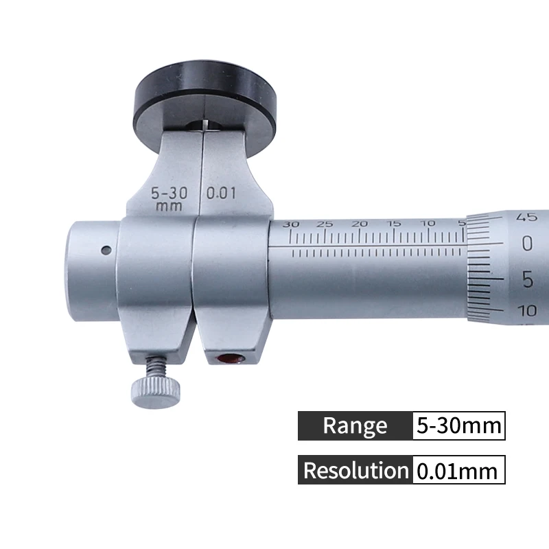 XIBEI Inside Micrometer 5-30mm/0.01 Caliper Internal Micrometers Carbide Measuring Tools