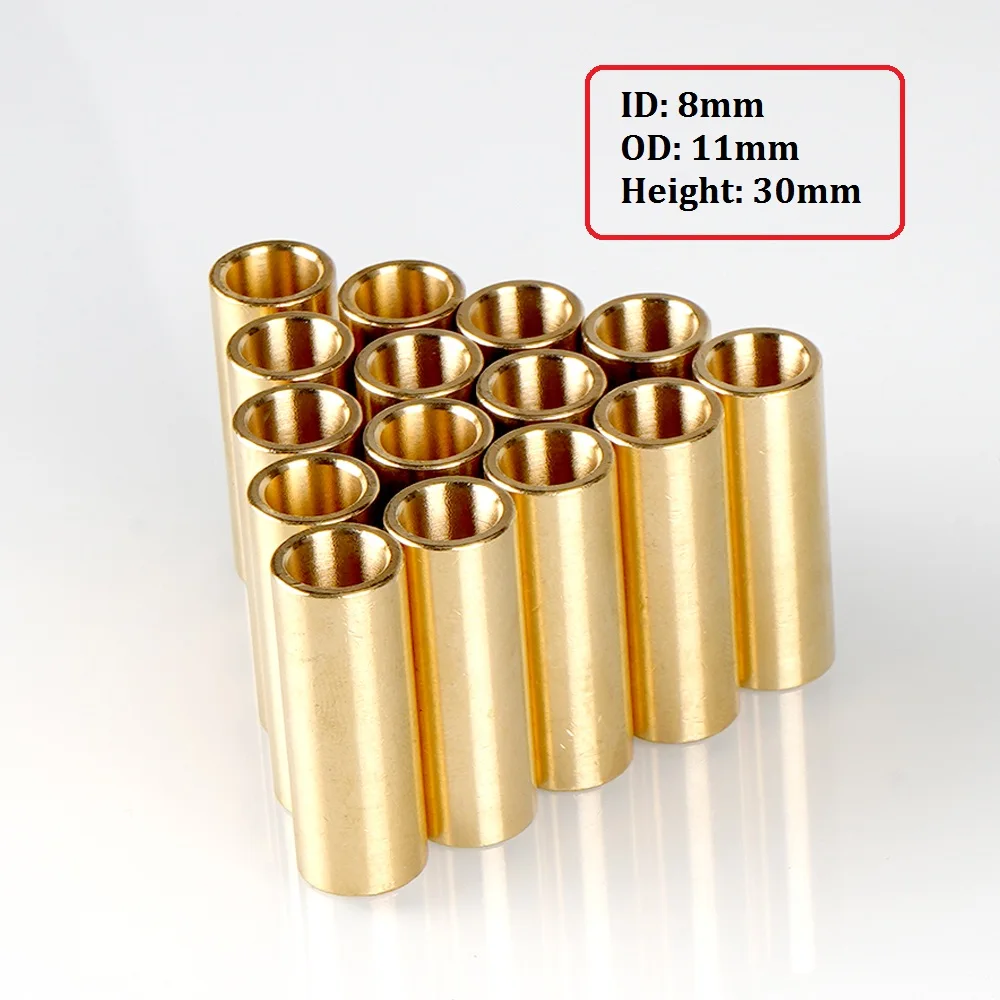 KINGROON 2pcs Metallurgy Bushing Brass bearing Self-lubricating Copper Sleeve Special Bearings Slide 3D Printers Parts 3D Parts