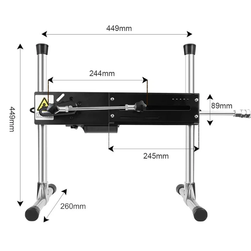 ROUGH BEAST 70W/120W Powerful Quiet Sex Machine with Attachments for Women and Men Automatic Masturbation Machine with Dildo toy