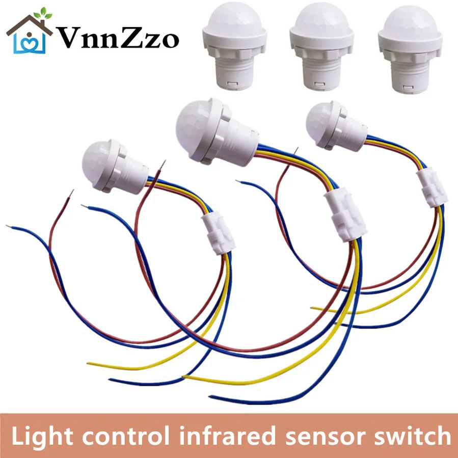 LED Closet PIR Sensor Detector Smart Switch 110V 220V LED PIR Infrared Motion Sensor Detection Automatic Sensor Light Switch