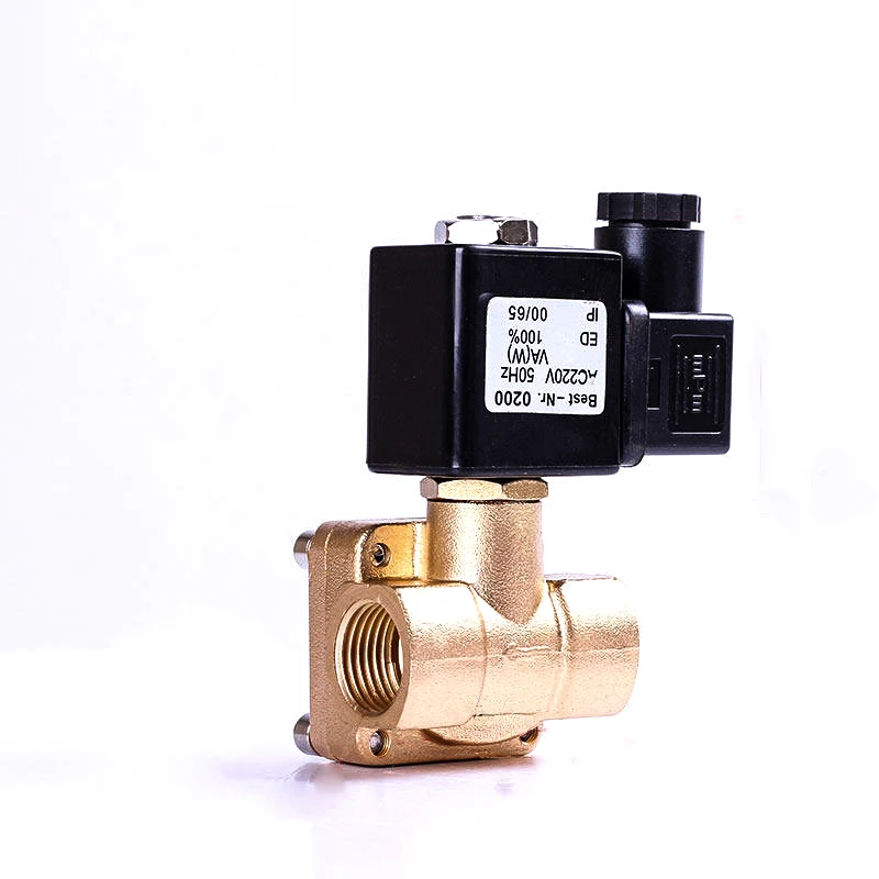 

3/4" Normally Closed Brass High Pressure 16 Bar Solenoid Valve 110V 24V 12V 24v