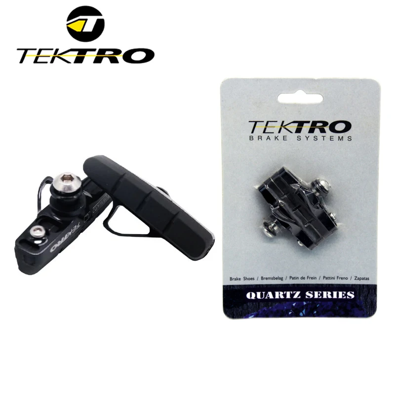 TEKTRO P461 Road Bike Side Pull Caliper Brake Block Aluminum Alloy Boat Board 55mm Brake Shoe Accessories Bicycle Brake Parts