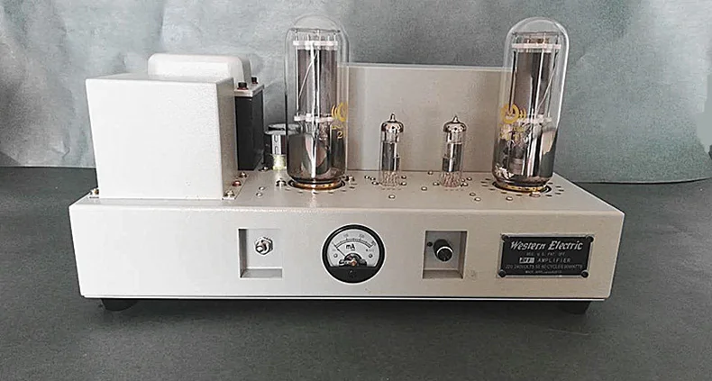 12W+12W Western Electric 211 Single-ended Tube Amplifier Tube Amplifier, input impedance: 50K, output: 0-4-8