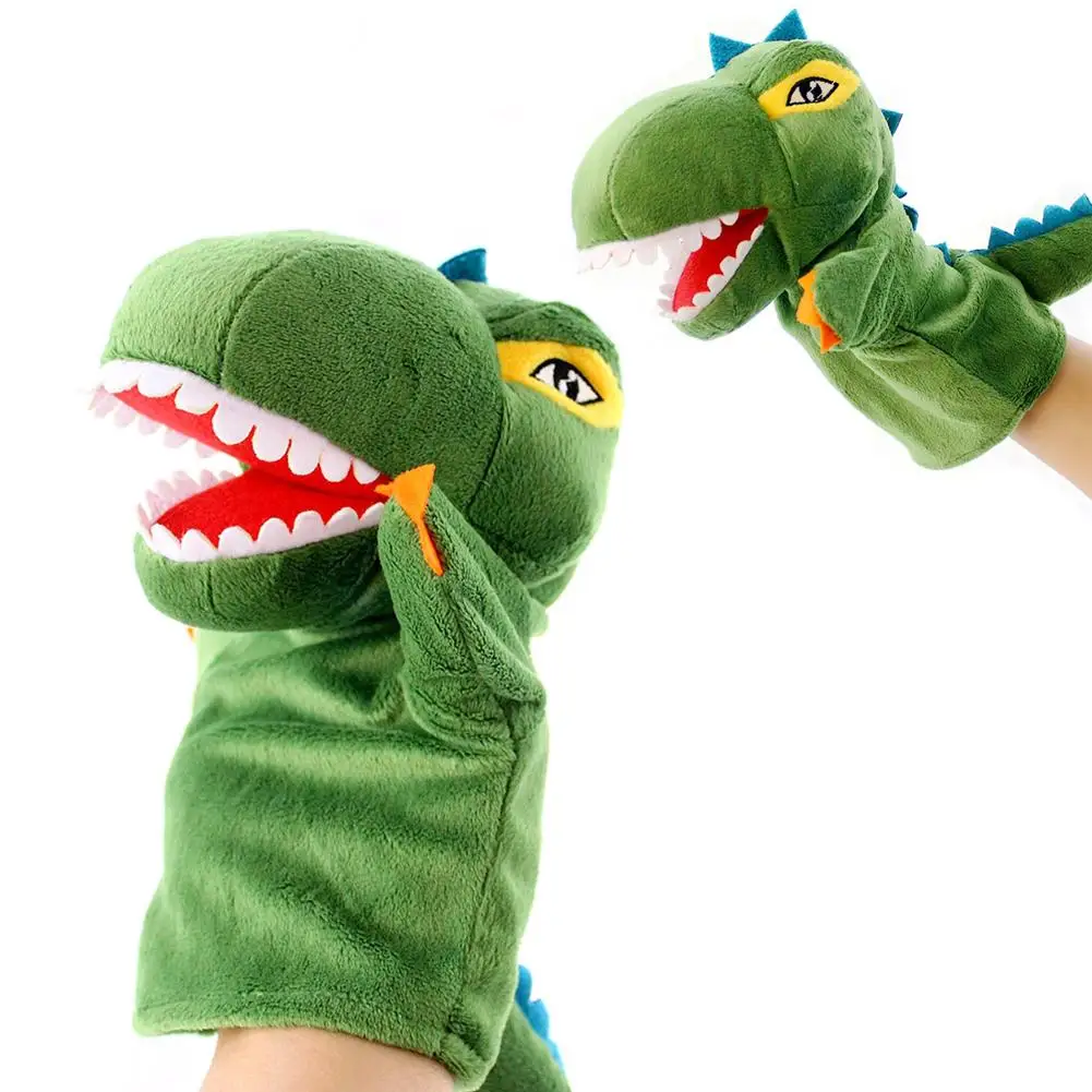 Dinosaur marionette glove puppets hand puppet theater doll toys plush doll storys talking juguetes Learning Aid funny gift kids