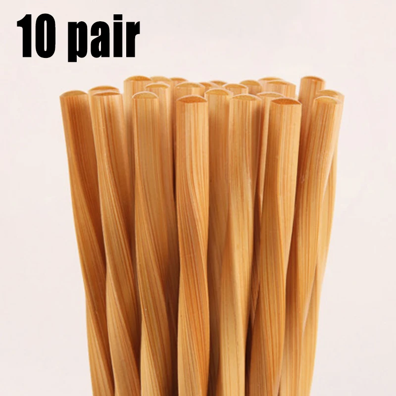 Palillos japoneses reutilizables, palitos antideslizantes para comida de Sushi, palillos chinos de regalo, herramientas de cocina reutilizables, 10 pares