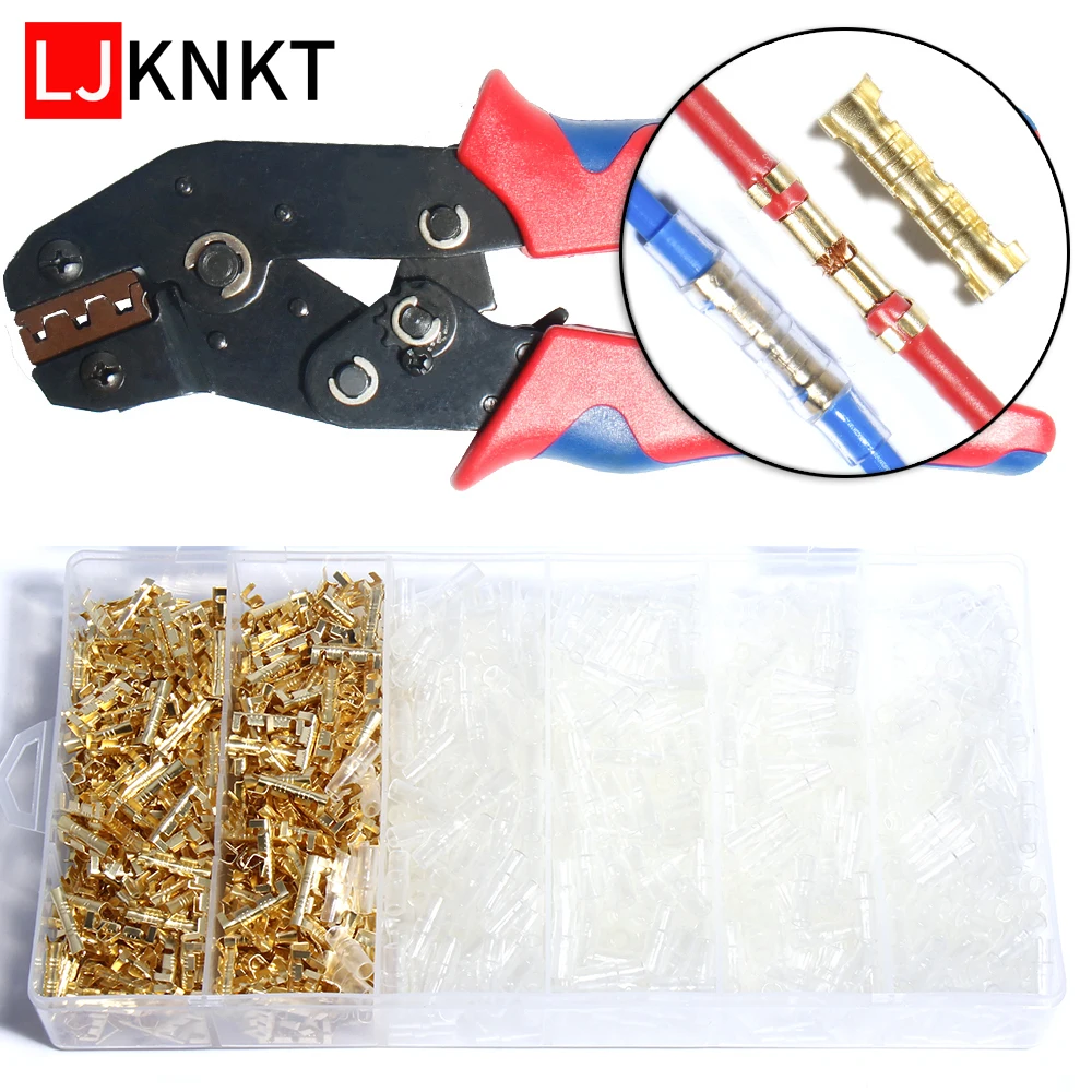

U shaped terminal Electrical Insulation Sheath hand tool Pliers pressing quick connector small teeth docking plug wire crimping