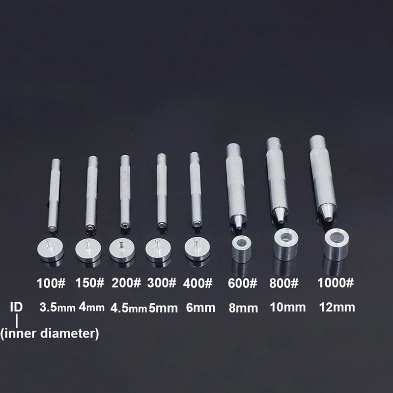 1 Sets Eyelets Punch Die Setting Tool Kit for Leather Craft Clothing Banner Grommet 3.5/4/4.5/5/6/8/10/12mm
