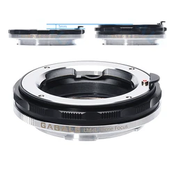Extendable Lens Mount Adapter Macro Ring for Leica M LM Lenses and CL T TL TL2 SL Panasnonic L S1 S1R Sigma FP Camera Body