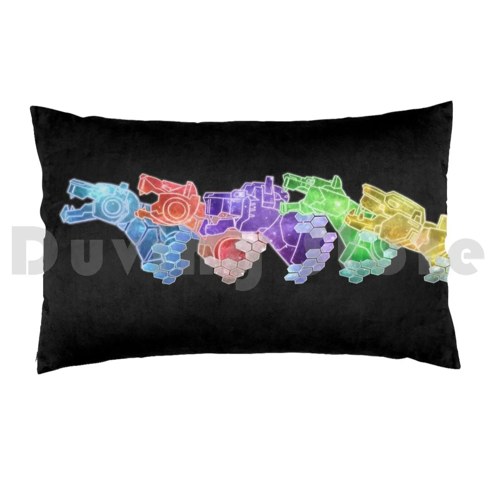 Lion Roar-Group Pillow case 669 Lions Lion Voltron Color Blue Red Purple Black Green Yellow