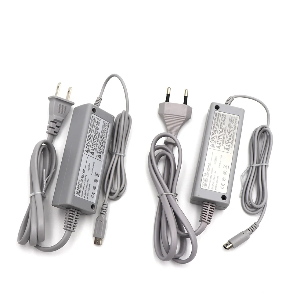 ใหม่ AC Adapter สำหรับ Nintendo Wii U Gamepad Controller จอยสติ๊ก US/EU Plug 100-240V แหล่งจ่ายไฟสำหรับ WiiU Pad