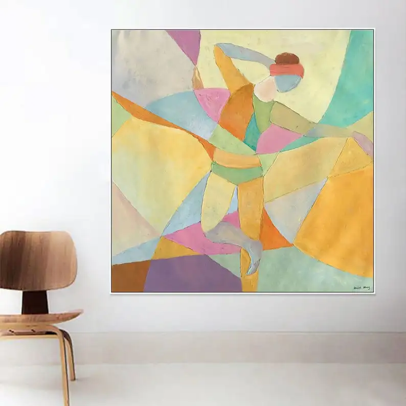 

Oil Painting Abstract Original Abstract Painting Painting Abstract Dancer Modern Painting Living Room Art Large Oil Painting