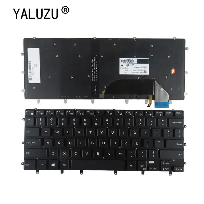 

US laptop keyboard for Dell XPS 15 9550 9560 15BR Inspiron 15- 7558 7568 XPS15 Precision 5510 m5510 English backlit NEW