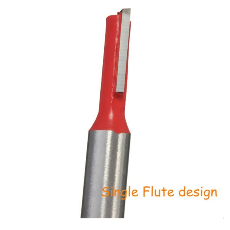 Fresa per intaglio 1/4 flauto per coltello da taglio per lavoratore in legno fresa per legno con codolo cilindrico da 1/2 pollici