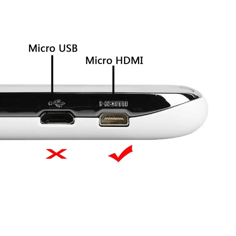 1m 30cm Short Cable D Type Micro HD-Male to Male HDMI-Compatible Adapter Micro HDMI Type D to HD Micro D Type Cable Cord