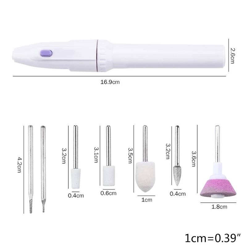 Elektryczna polerka do paznokci biżuteria z żywicy epoksydowej Making DIY wiertarka Pen szlifierka narzędzia do polerowania urządzeń