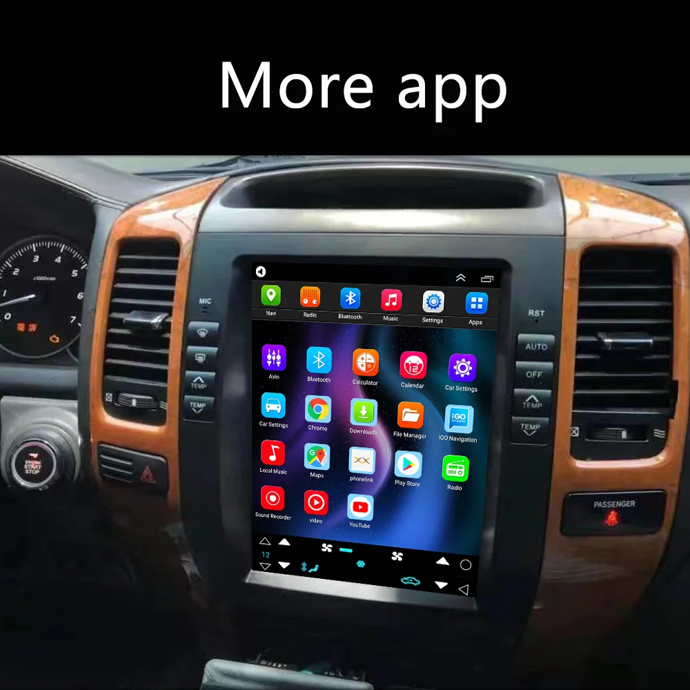 トヨタランドクルーザープラド120 2003-2009ための車のandroid 10