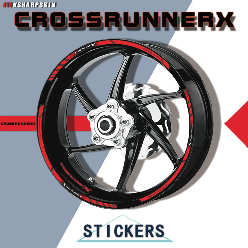 Waterproof and reflective stickers for motorcycle wheels are on sale for HONDA CROSSRUNNERX