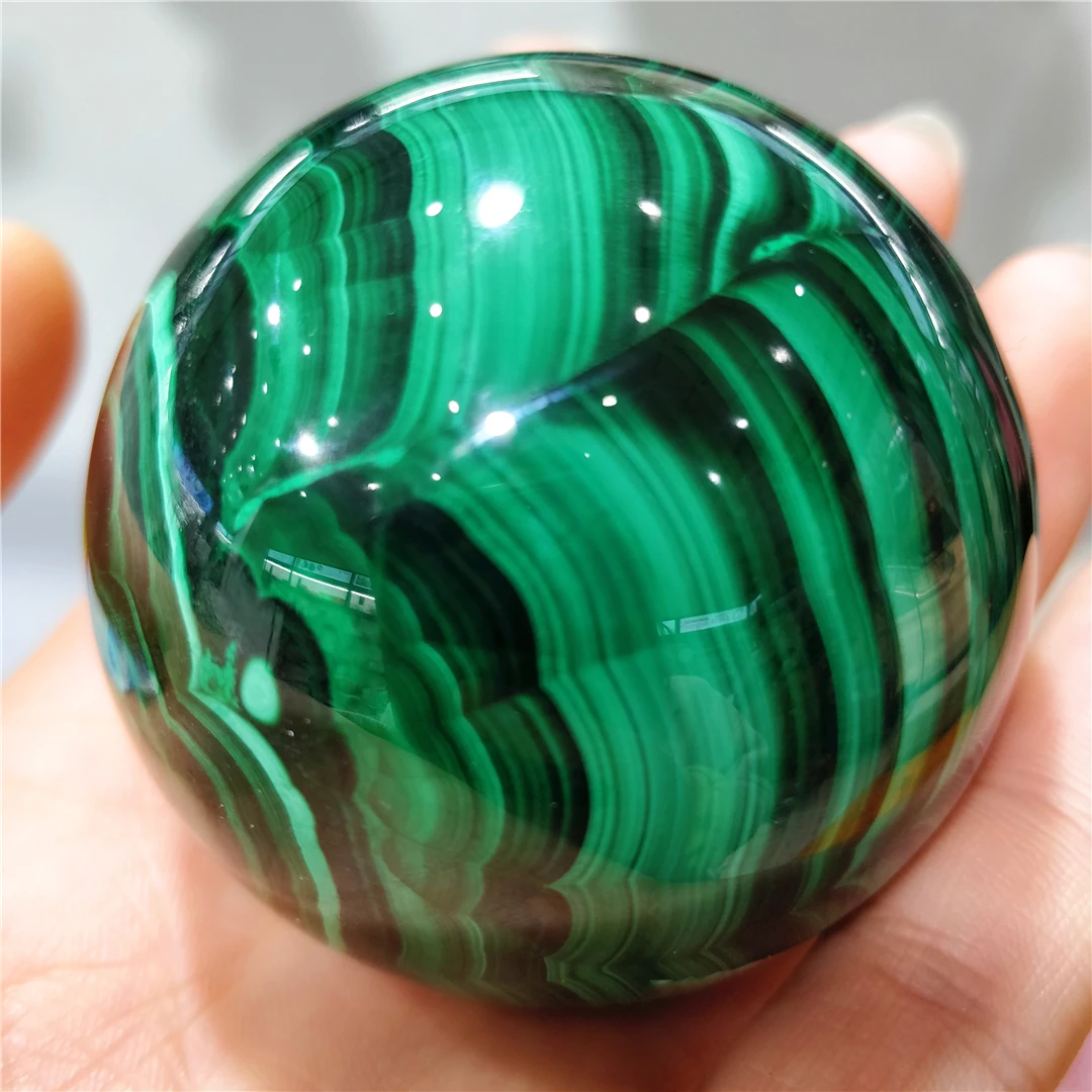 Natural Gems Malachite Real Crystals Spheres Chakras Healing Ball Malakite Jewelry Stones Mineral Collection Reiki Decor