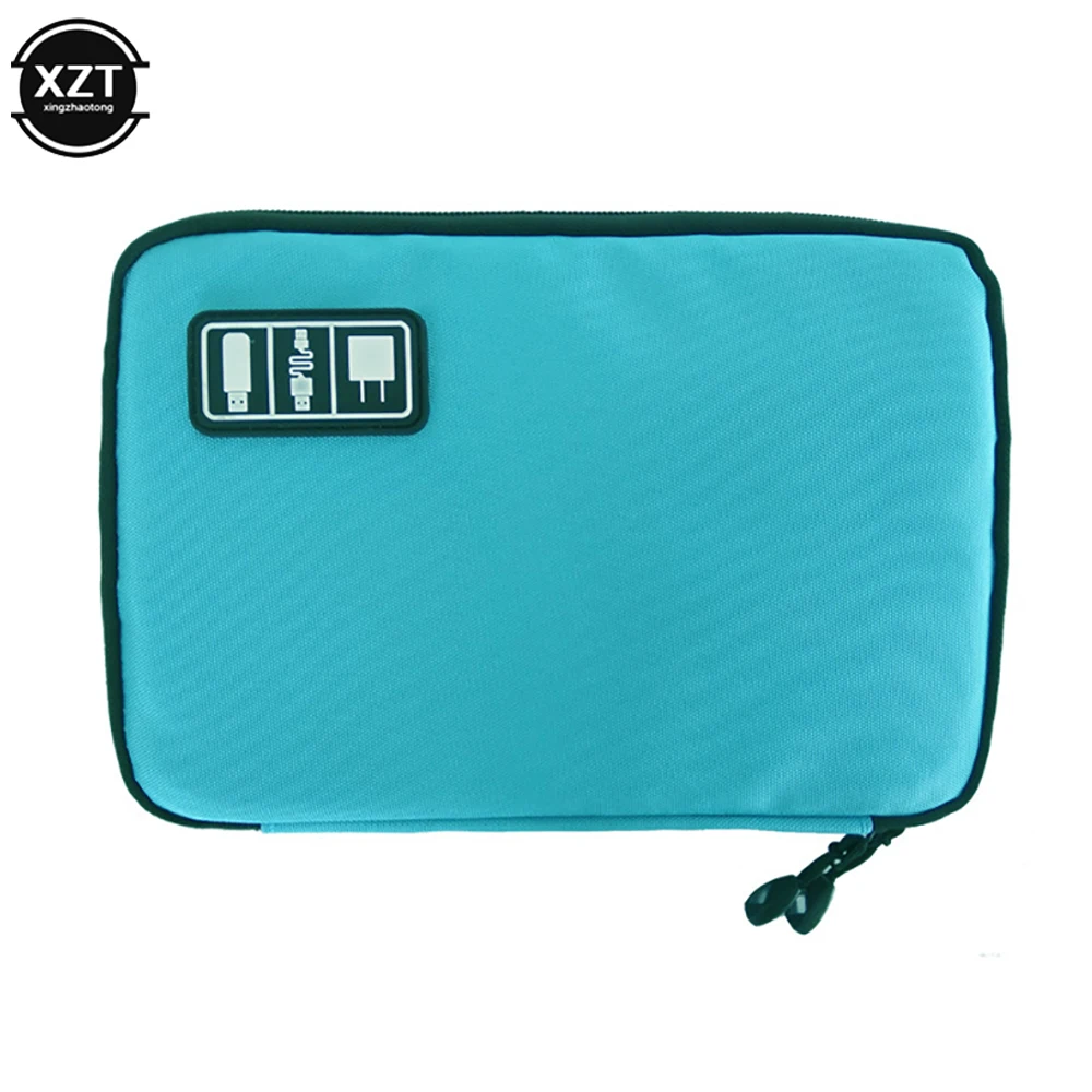 منظم الكابلات المحمولة نظام عدة حالة USB كابل بيانات سماعة سلك القلم قوة البنك تخزين أكياس الأجهزة الرقمية أداة السفر