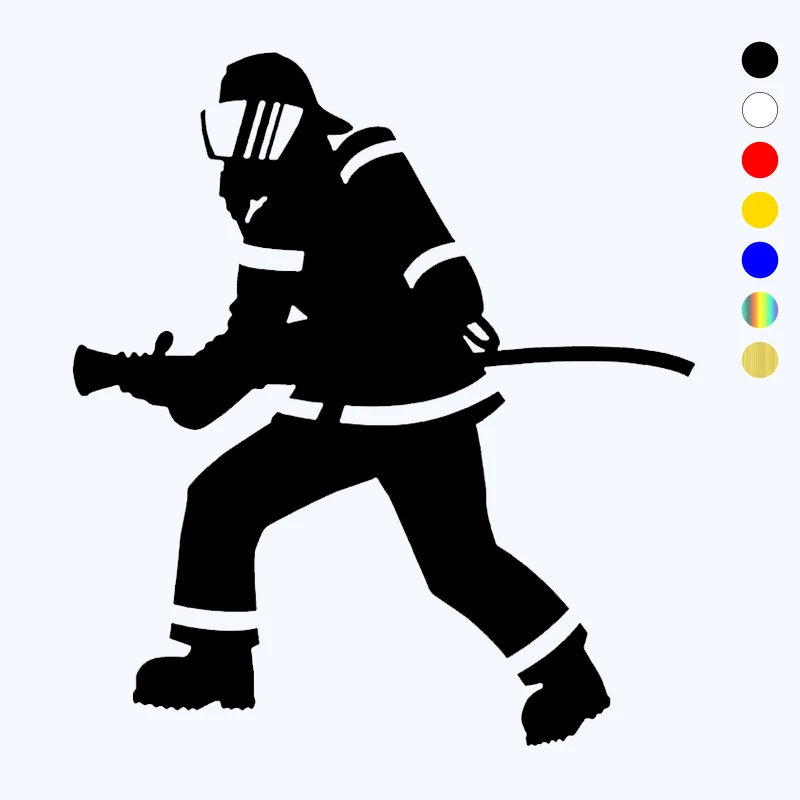 CK21324# Various Sizes Vinyl Decal For Fire Fighter Car Sticker Waterproof Car Decal Stickers on Truck Bumper Rear window