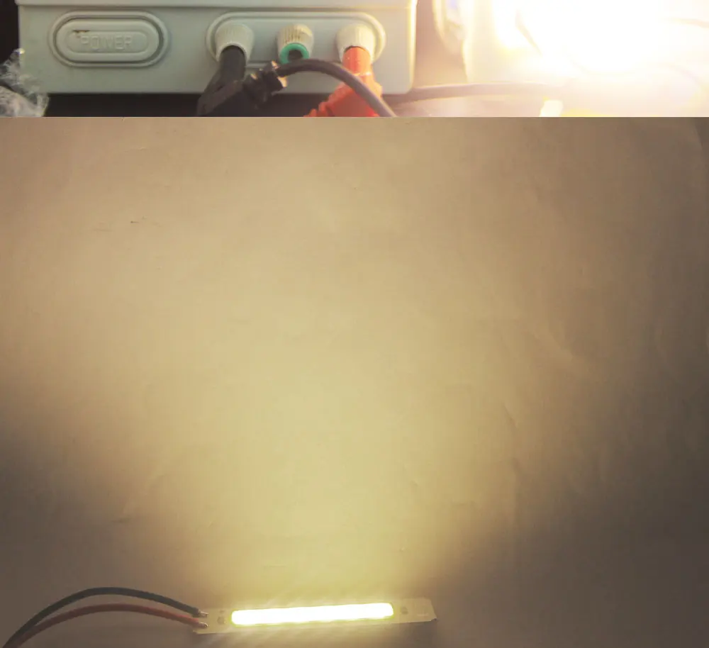 SUMBULBS DC 5V 2W LED COB Streifenlichtquelle 60x15mm Warmweiß Kaltweiß 3000K 6500K für DIY USB-Leuchten – Detail 10