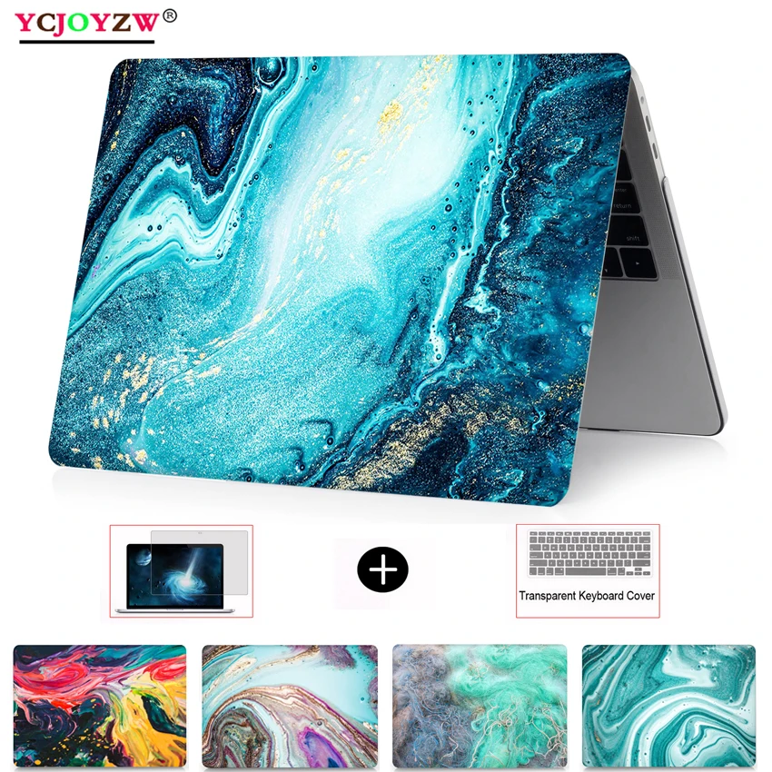 

Marble Laptop Case For Apple MacBook new M1 M2 Air Pro 13 14 16 11 12 15 inch Touch Bar A2337 A2338 A2179 A2289A2159 A2251A2681