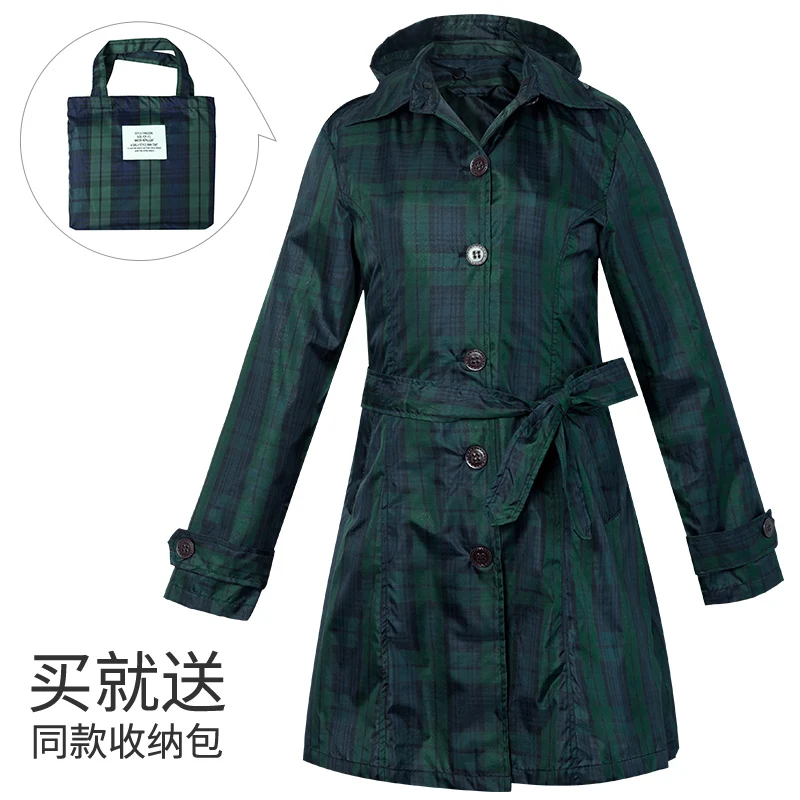 Polyester Raincoat Women Waterproof Long,Light Women Rain Coat Ponchos Jacket With Hood Impermeable Mujer Capa De Chuva