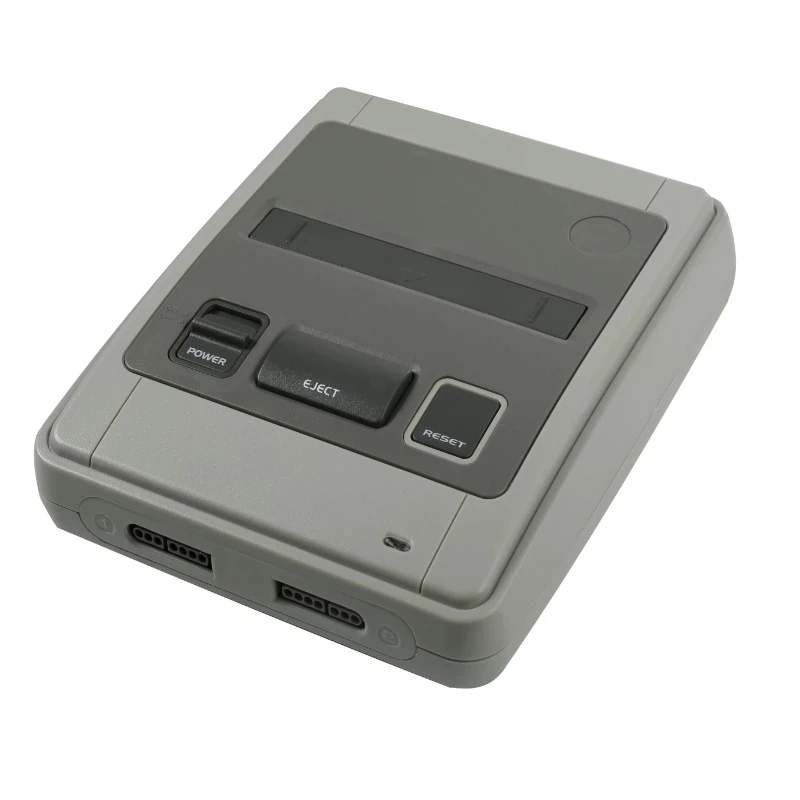 Videoconsola para Cartuchos de Juegos SNES y NES, Consola de Videojuegos Retro con Resolución HD, 2 Mandos Inalámbricos, 1 Mando con Cable y Tarjeta con 518 Juegos Gratis para TV