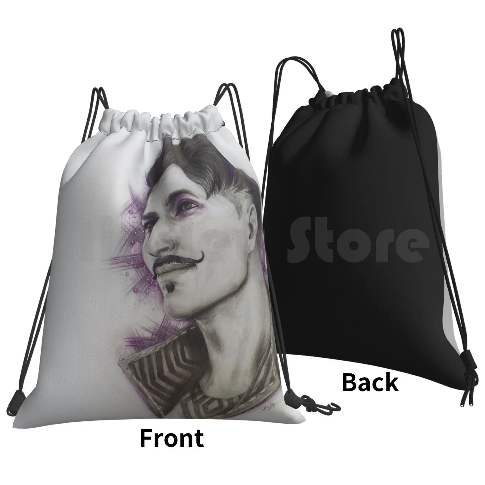 Dorian Pavus-Dragon Age Inquisition Backpack Drawstring Bags Gym Bag Waterproof Dorian Pavus Dragon Age Inquisition