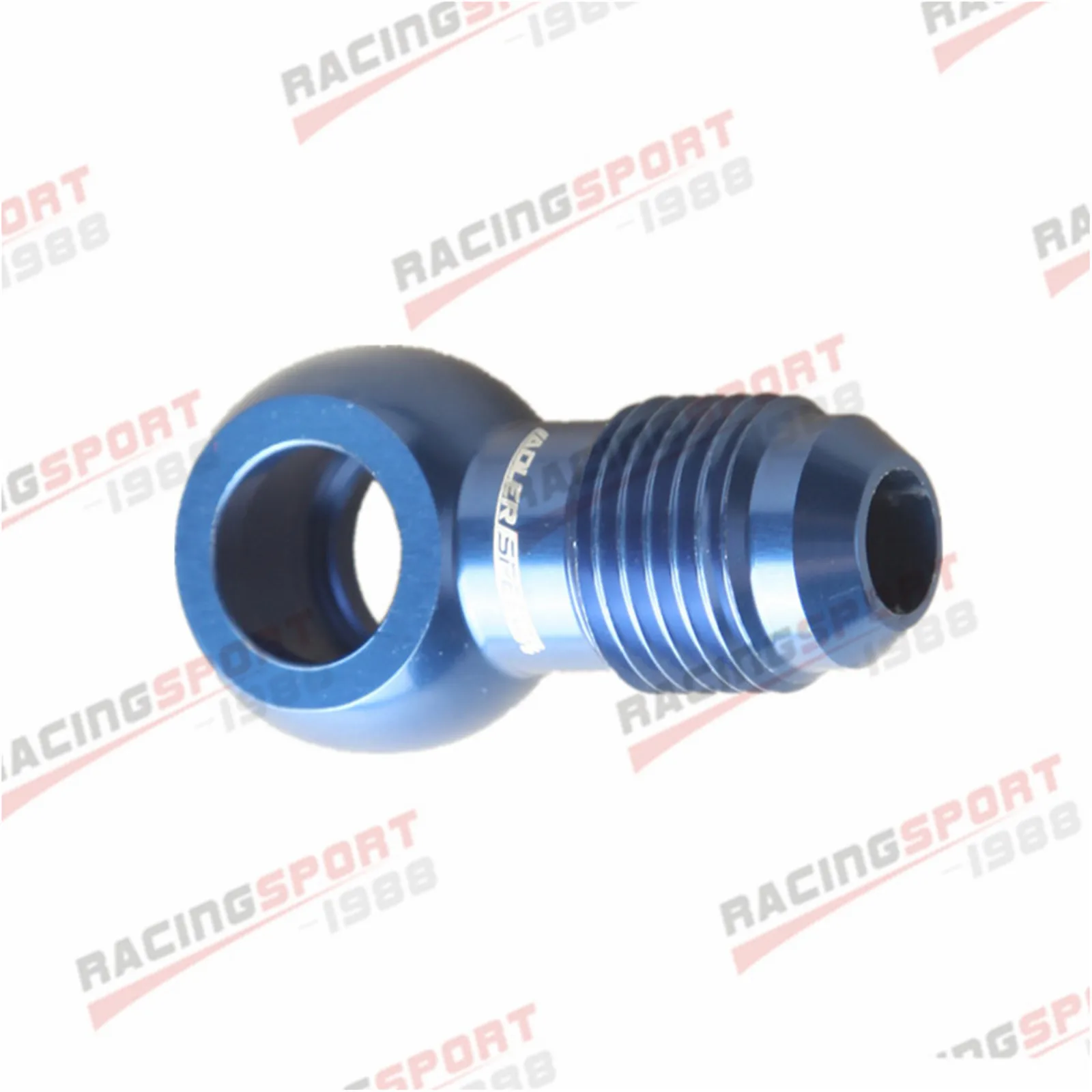 New Aluminum Banjo Adaptor Bolt AN6 AN-6 To 10.5mm Brake Fitting Blue