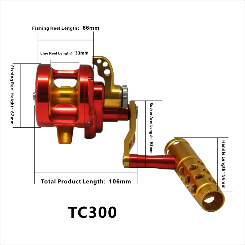 Langsam Jigging Reel Salzwasser Angeln High Speed 6.3:1 schmale Spool Meer Angeln Super Licht Boot Reel 30kgs Angeln Waren Reel – Detail 11