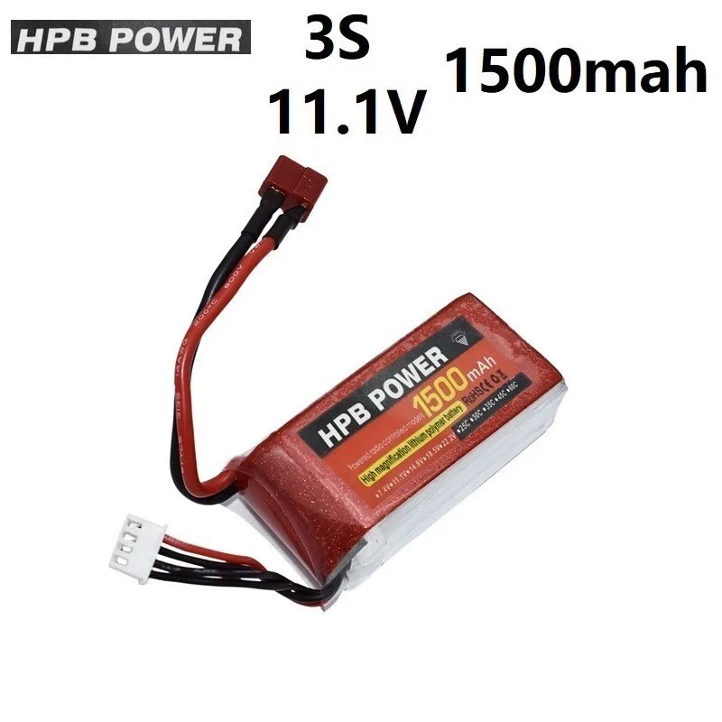 3s 1500mAh 11.1v Lipo Bettary do helikopter Rc łodzi samochodowej akumulator zabawki zdalnie sterowane 11.1v 1500mah 35C akumulator