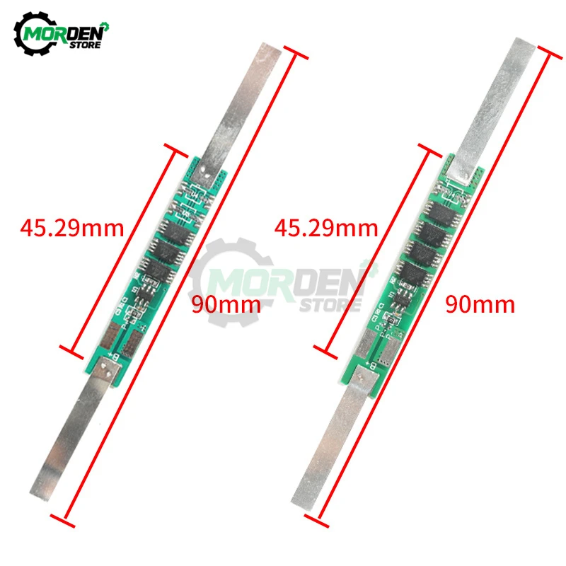 2Pcs BMS Protection Board 2A 3A 4.5A 6A 7.5A 9A For 1S 3.7V 18650 Li-Ion Lithium Battery 1-6MOS with Nickel Strip