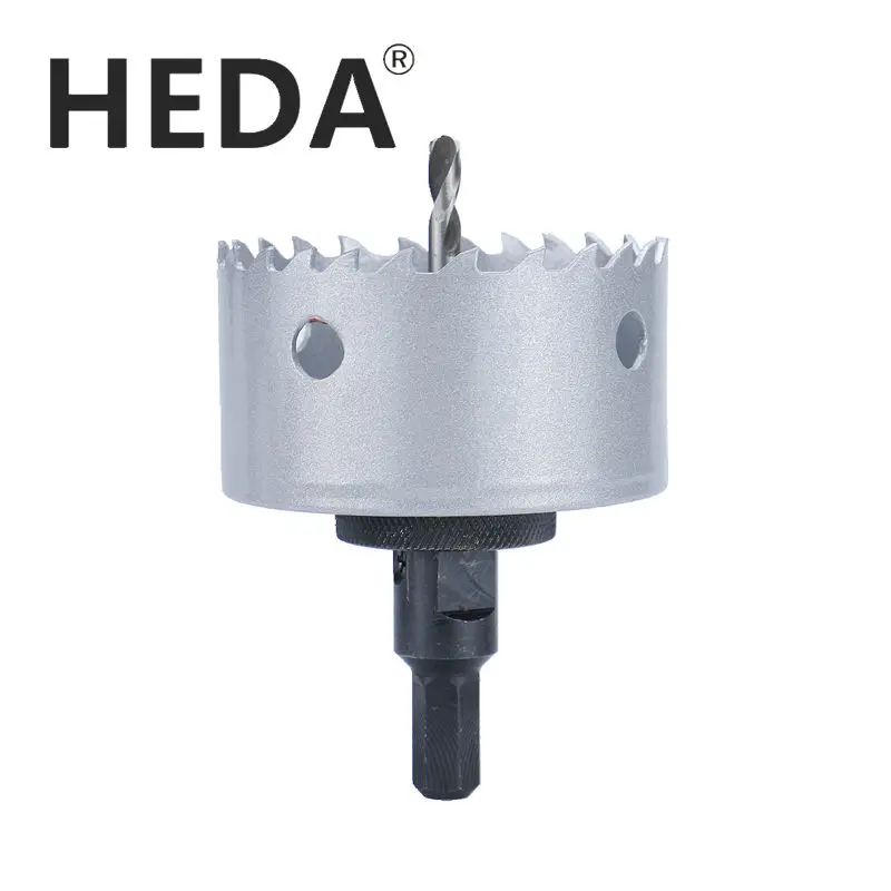 HEDA 12-200mm TCT saw tooth alloy hole saw bits for cast iron, aluminum alloy, steel-free calcium silicate board