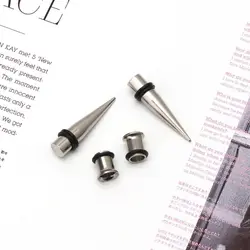 New Gauge 7mm Pair of 316l Steel Tapers and Tunnels Ear Stretching Kit  Body Jewelry