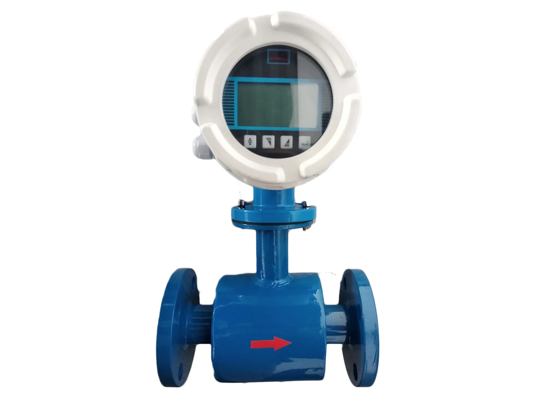 DN65 ND80 PTFE Electromagnetic Flowmeter For Waste Water Treatment