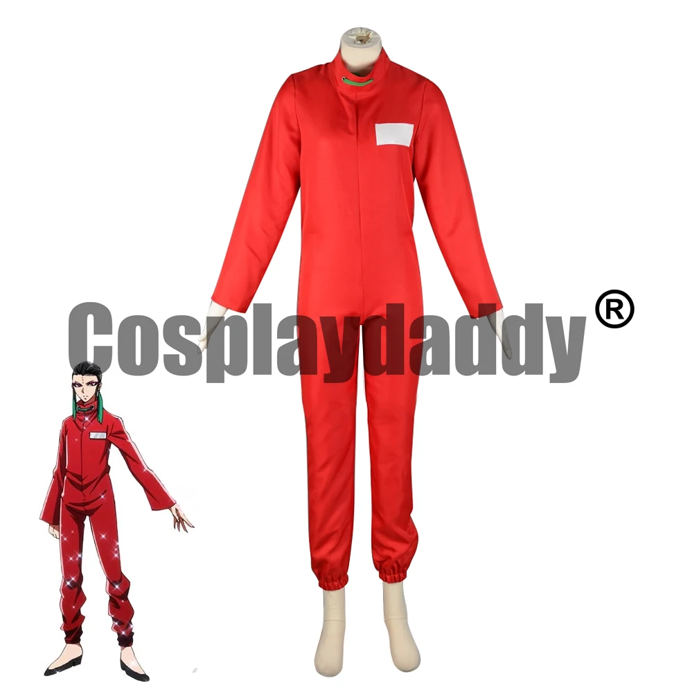 Nanbaka Nambaka The Numbers Liang Ryan Inmate 0502 Uniform Outfit Anime Manga Cosplay Costume F006