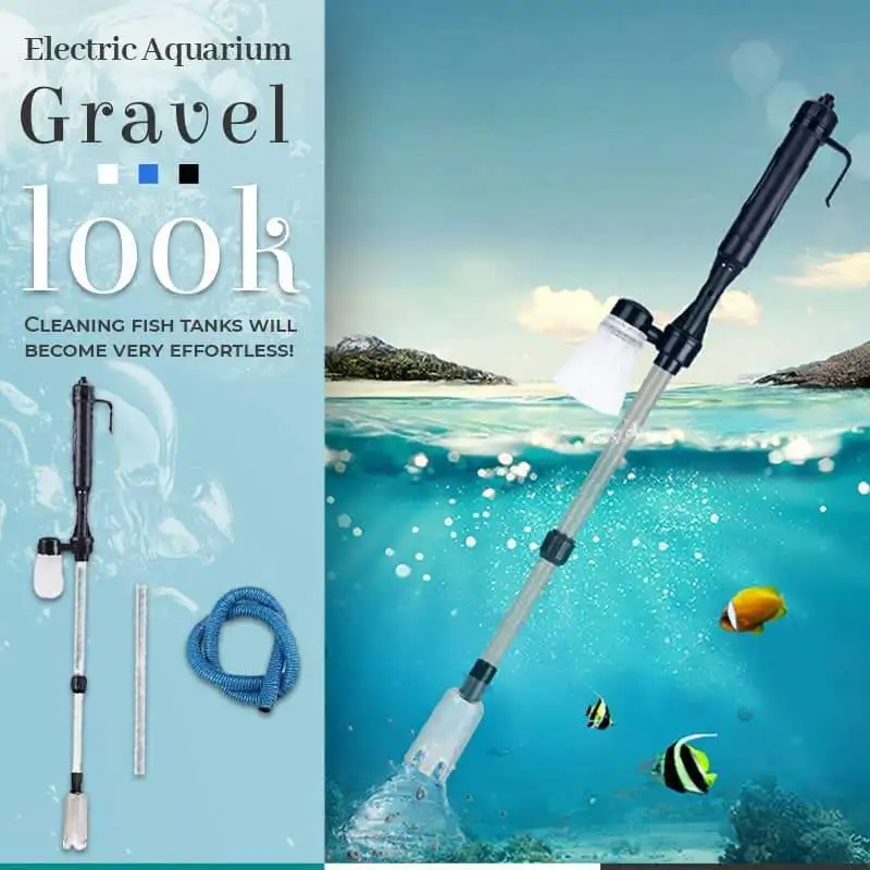 Electric Water Change Pump Aquarium Fish Tank Pipe Vacuum Suction Filter Waste Remover Gravel Cleaner Tool Dropshipping