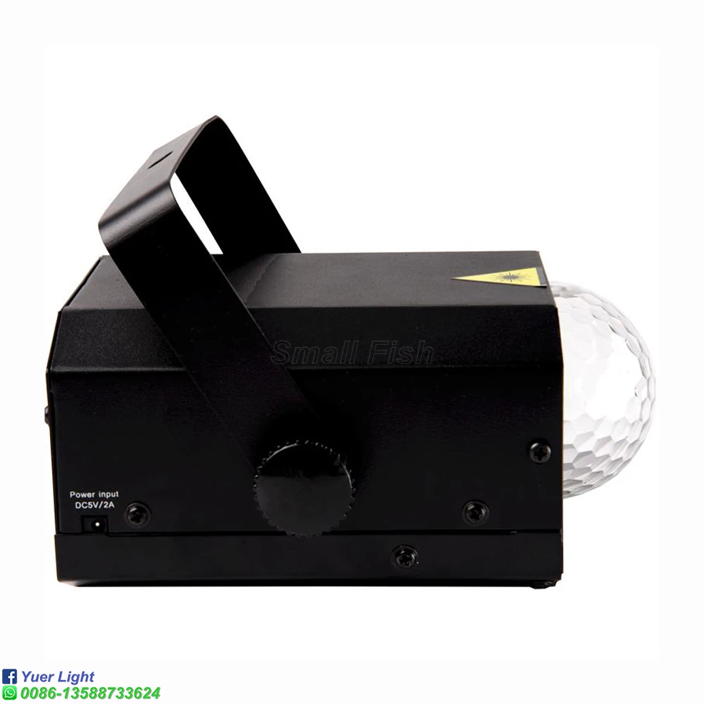 RG Laser Magic Ball Charging Laser Light 3X3W LED RGB Effect Lights Stage Patterns Effect Projector For DJ Disco Wedding Party