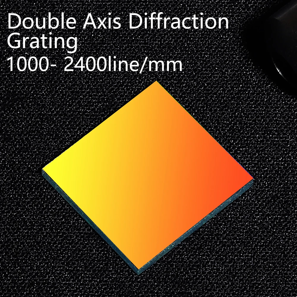 Double Axis Diffraction Grating sheet holographic 1000-2400 lines optical instrument Crosshair orthogonal measure interference