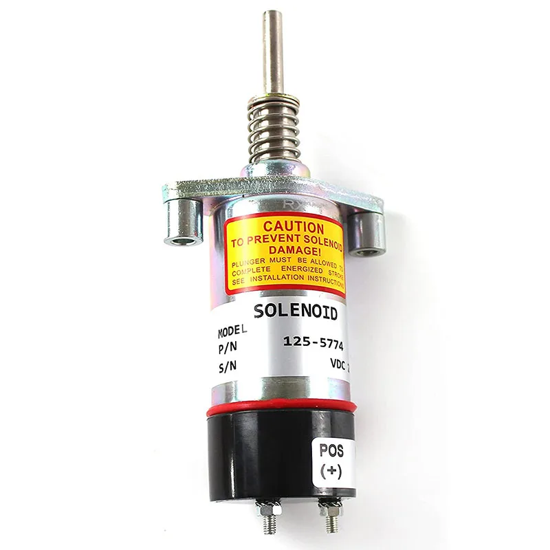 

Stop Solenoid Valve 125-5774 1255774 24V for E330 330B 330C Excavator Fuel Shutdown Solenoid Valve