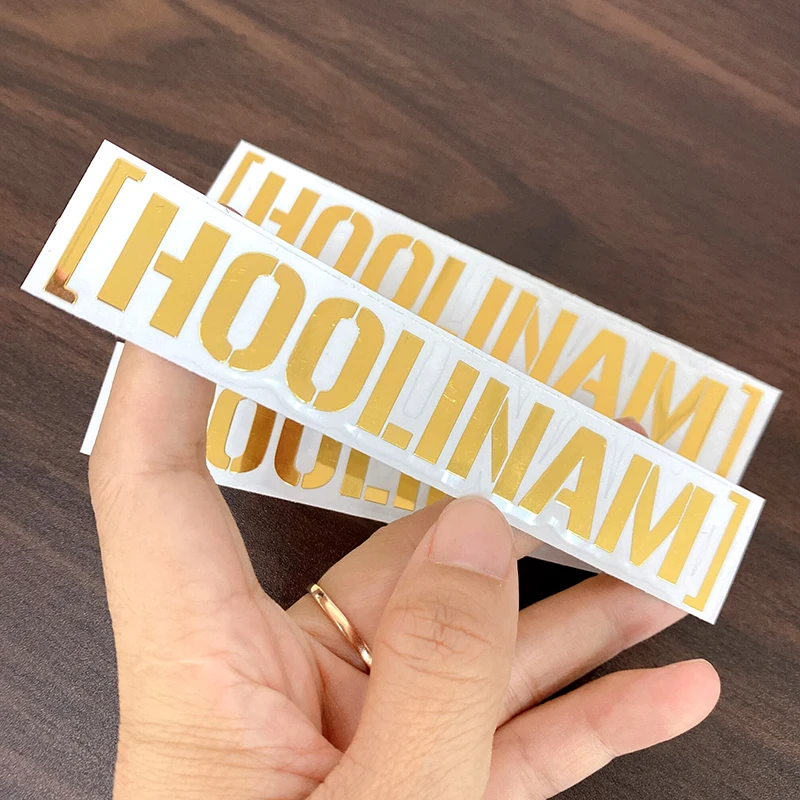 

120*22 mm HOOLINAM 3D nickel metal car stickers decals for Car Styling Laptop