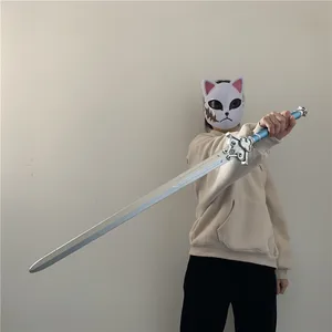 MO DAO ZU SHI Espada Cosplay, Arma Lan Wangji, Espada Azul, Faca 1:1, Espadachim, PU de Segurança, Anime, Grande, 80cm 10 principais vendas faca de mato grande - №10
