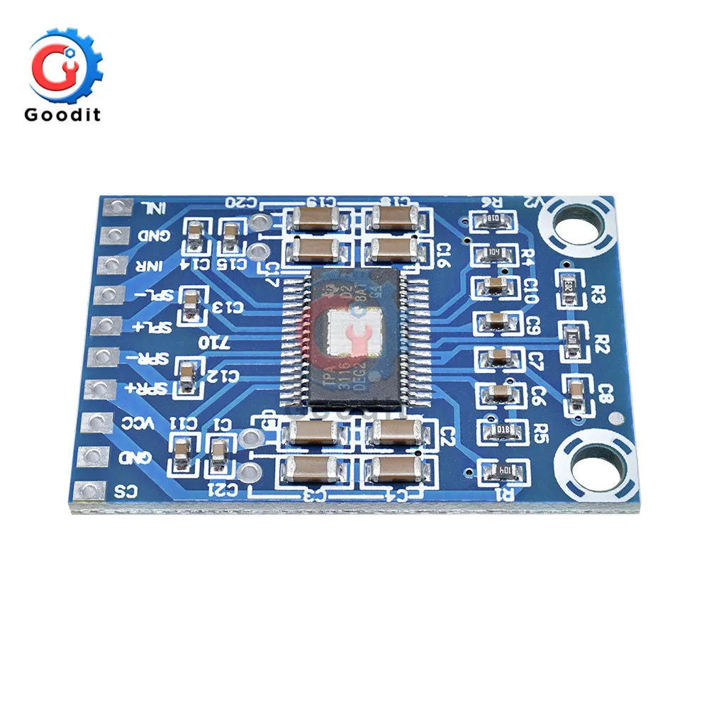 DC 12V-24V XH-M562 TPA3116D2 Dual Channel 50W+50W Mini Digital Amplifier Class D Amplifier 50W Power Amplifier Board